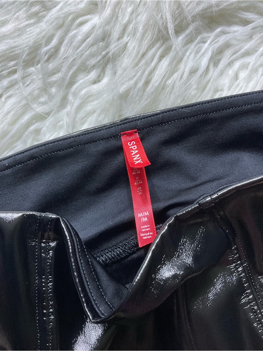 Spanx Faux Patent Leather Leggings - Picture 3 of 5